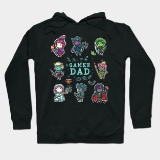 Gamer Dad Fantasy RPG Characters Hoodie